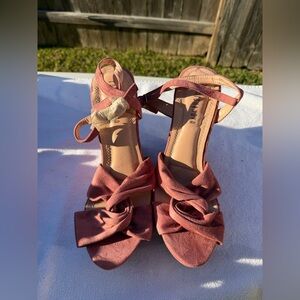 Fashion Nova Mauve Women's Wedge Sandals